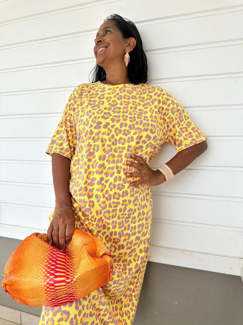 ROBE LEO ORANGE